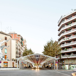 Provisional Sunday market of Sant Antoni