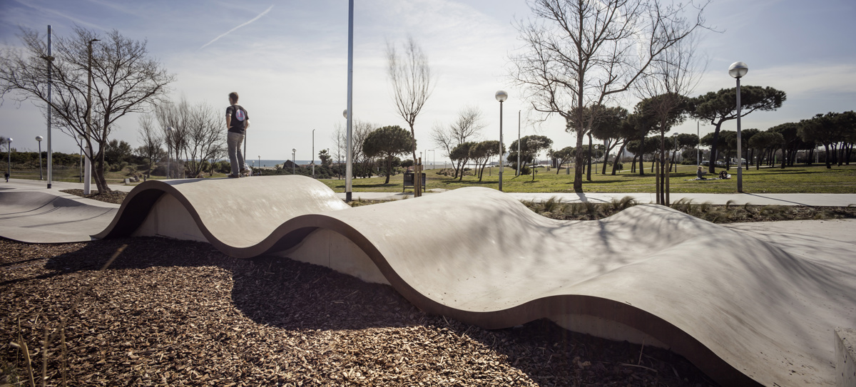  Skateparks. Red de Parques Urbanos de Barcelona