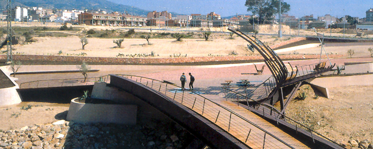  Pedestrian footbridge in Petrer