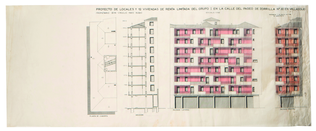  Edificio de viviendas en el paseo de Zorrilla